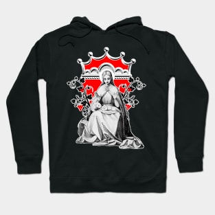 Our Lady with the Child Jesus Biblical Scene Hoodie